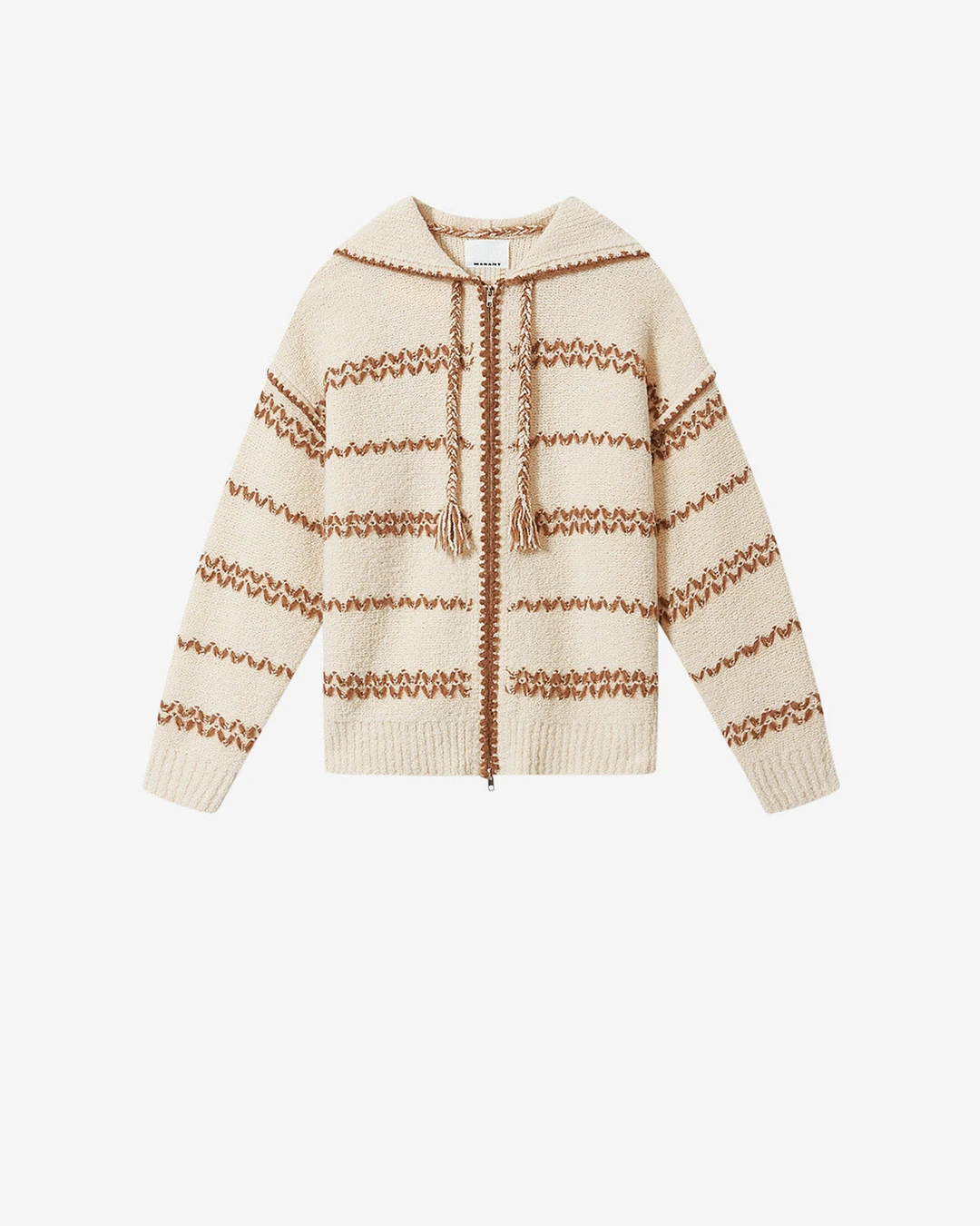 Cardigan Rolian - Homme - Écru-bronze - Taille XL