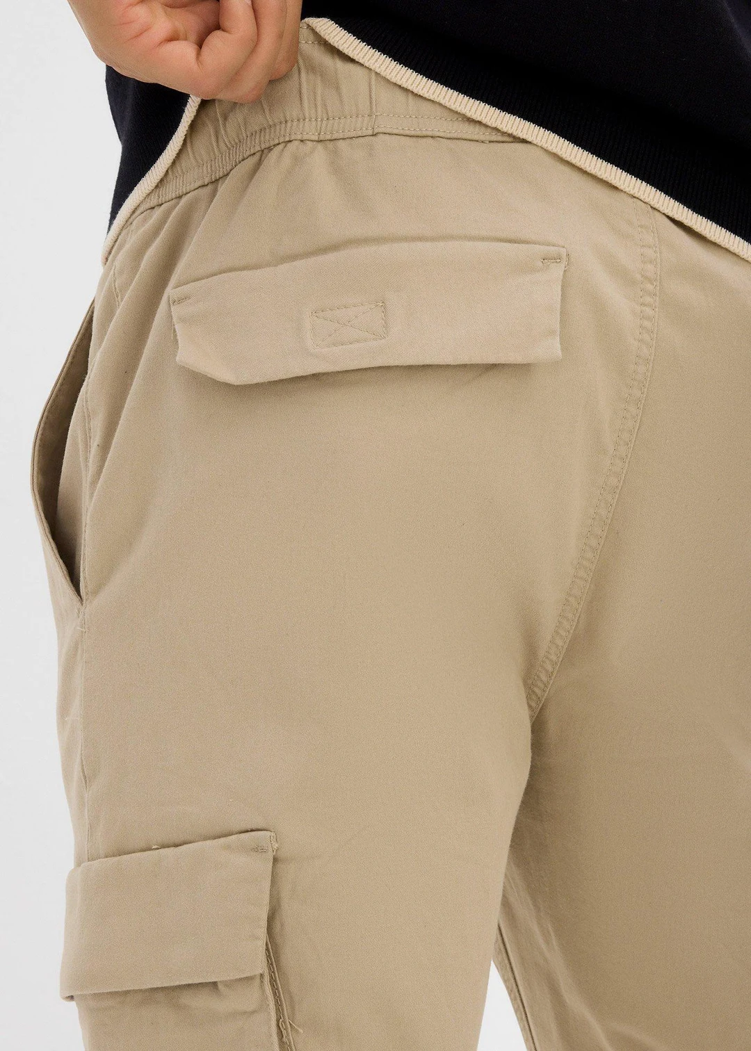 Pantalon jogger cargo droit, Regular - 3