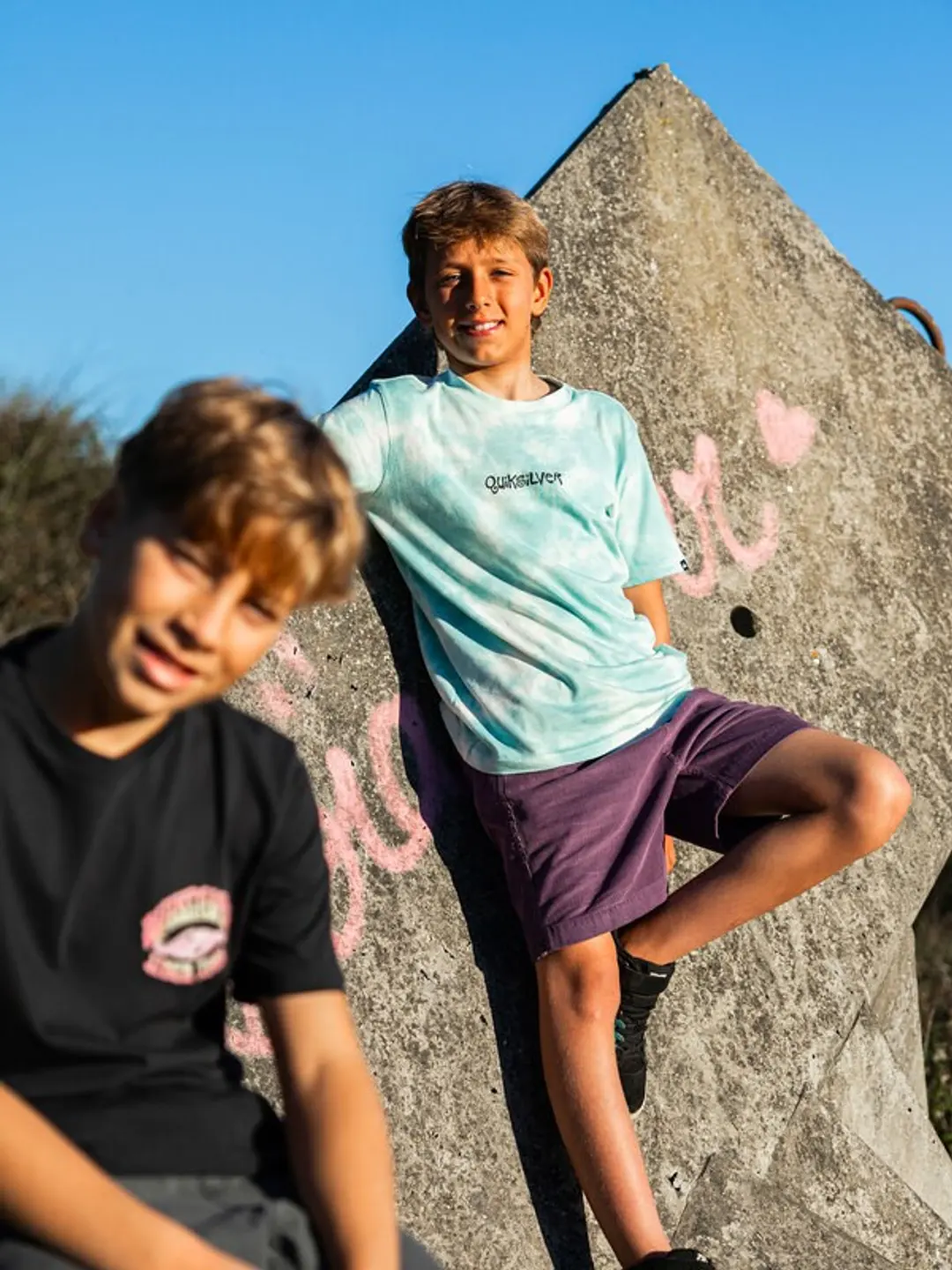 Frog Ritual - T-shirt à manches courtes pour Garçon 8-16 Bleu