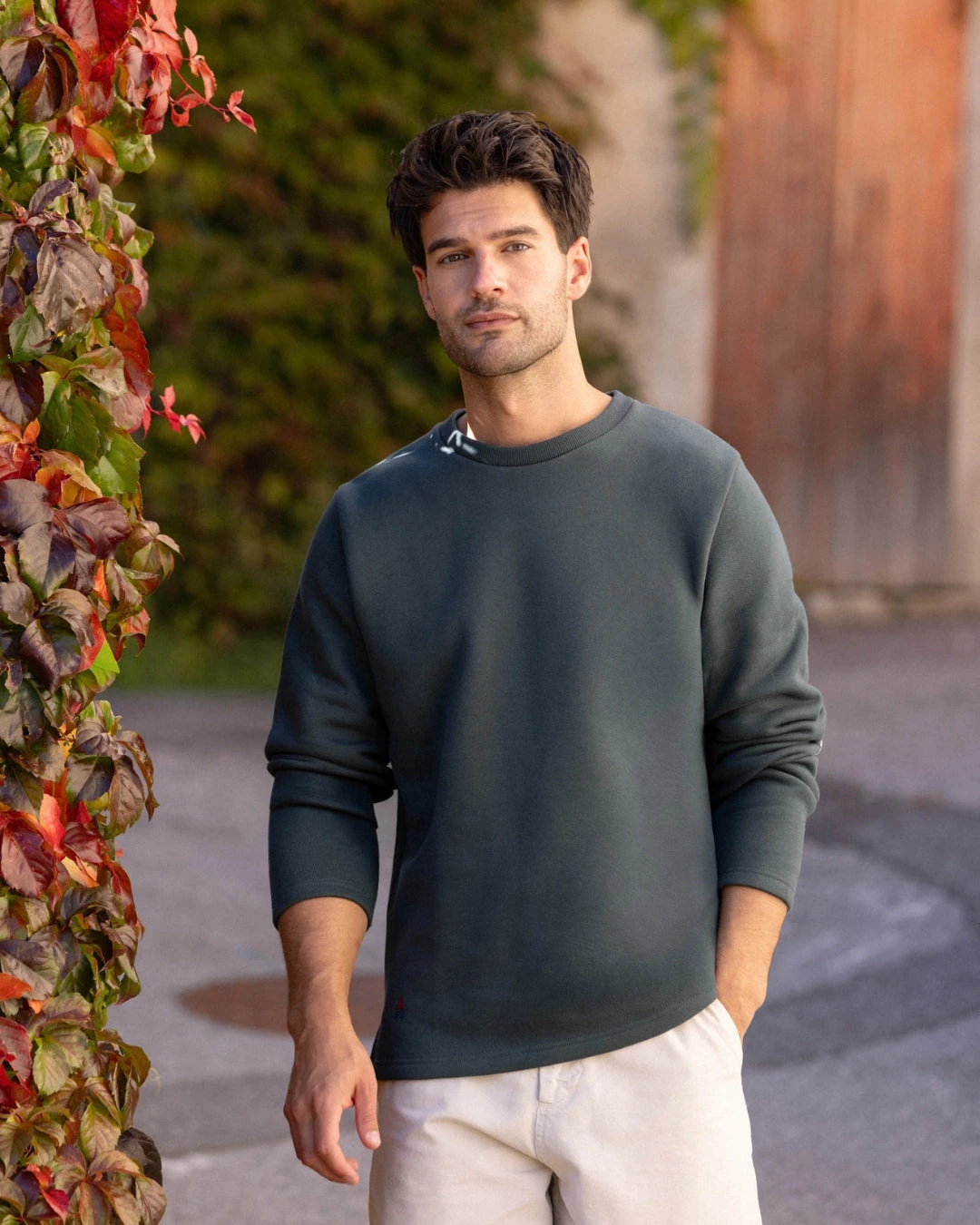 SWEAT GUSTAVE VERT | COTON BIO | 430G