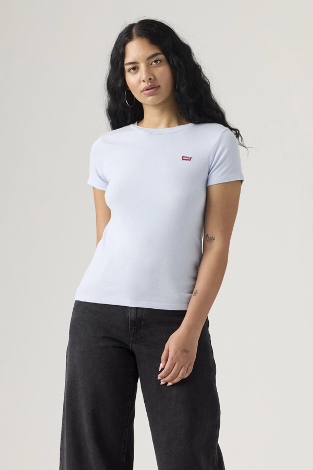 Levi's T Shirt Essential (lot De 2) - Femme - Multicolore / 2 Pack Tee White + & Anthracite Night - 2XS