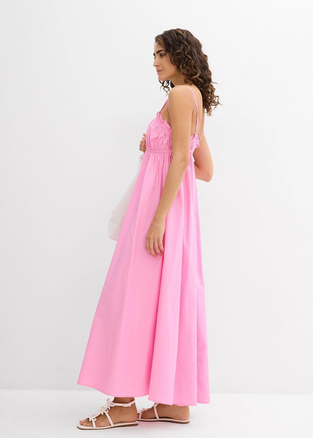 Robe 100% coton à fines bretelles - 2