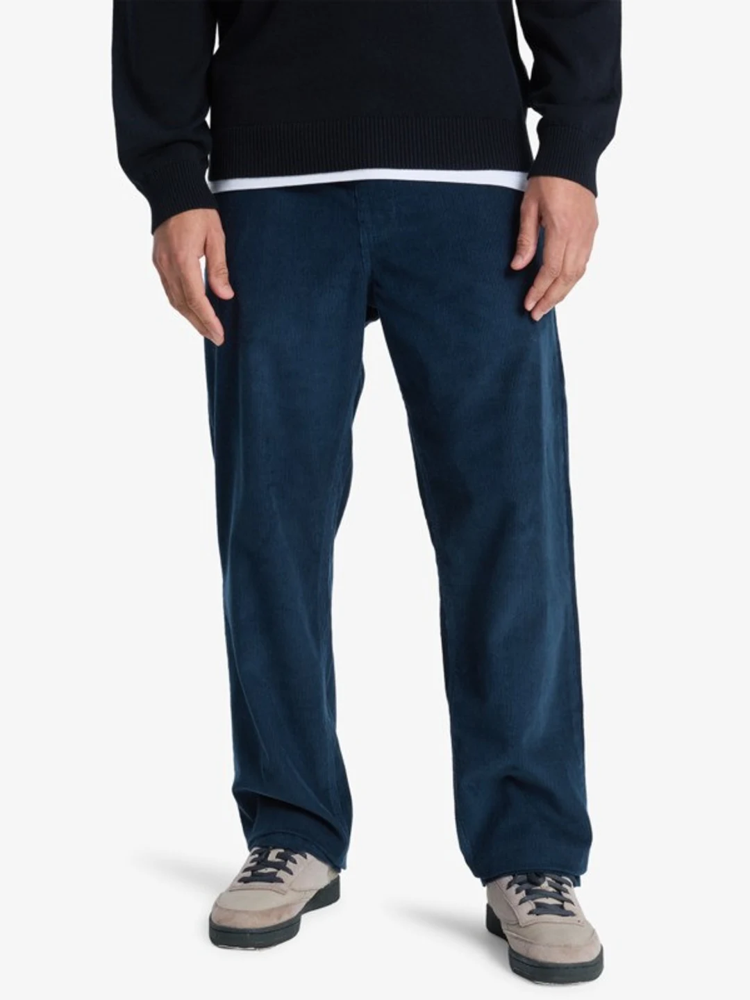 Taxer Regular Cord - Pantalon velours côtelé pour Homme Noir