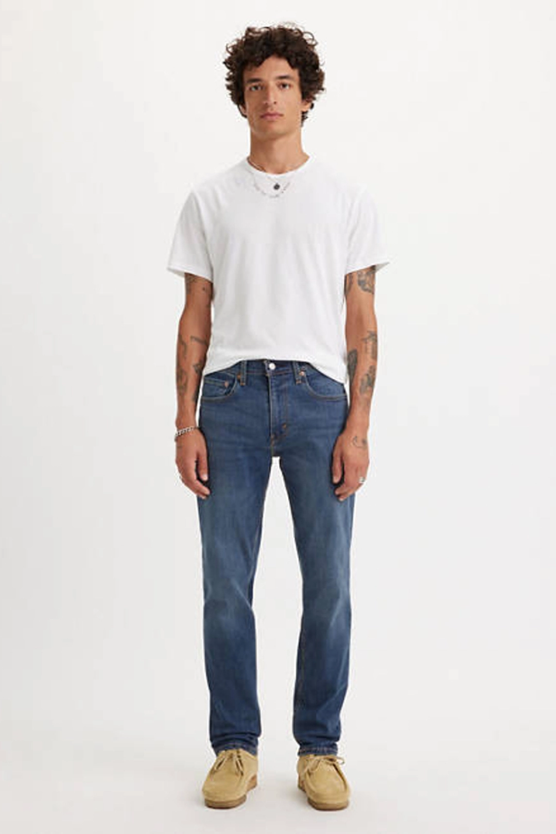 Levi's Jean Fuselé 502 - Homme - Bleu / Rock Cod - 40X32 - 2