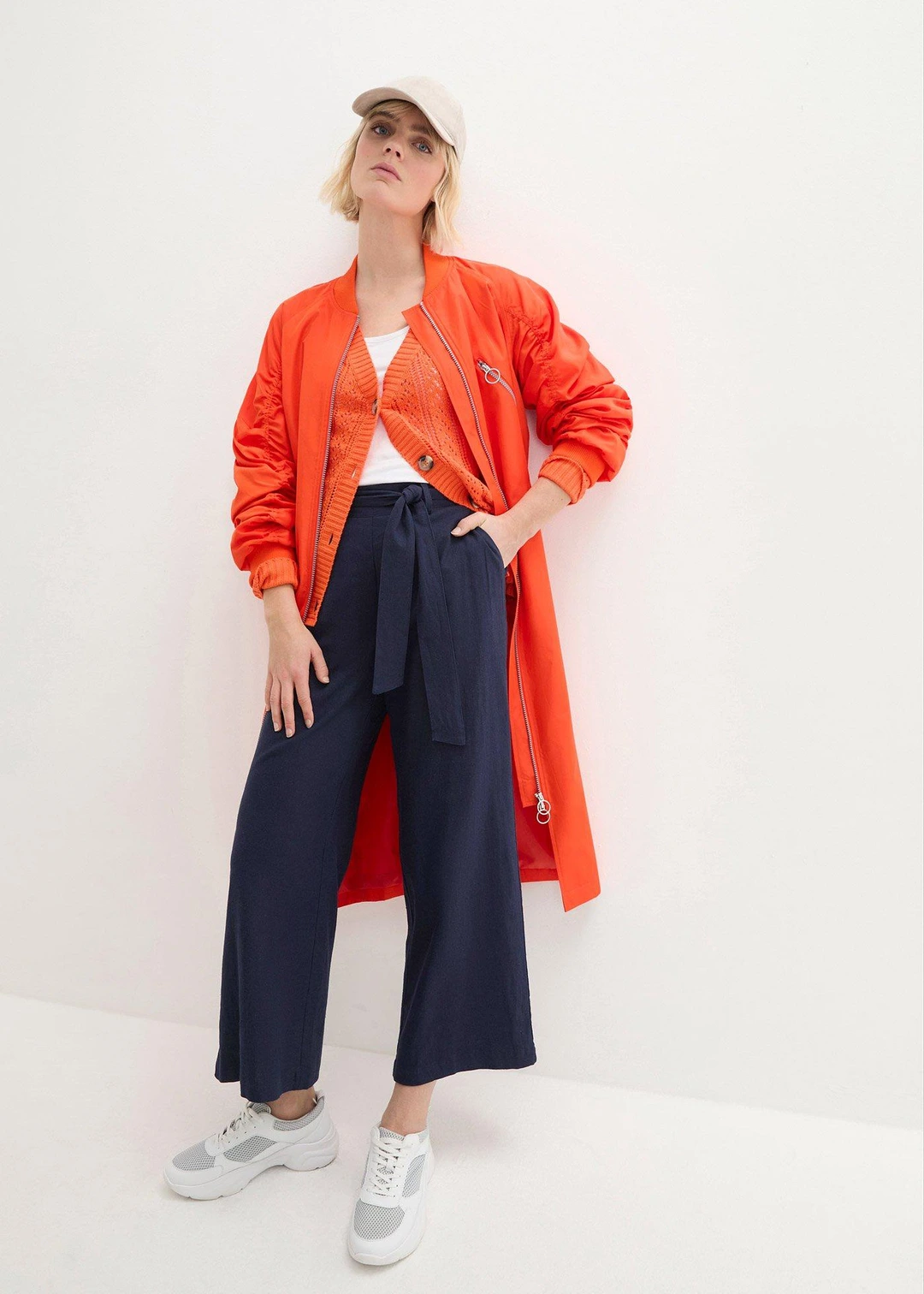 Pantalon large en lin mélangé - 2