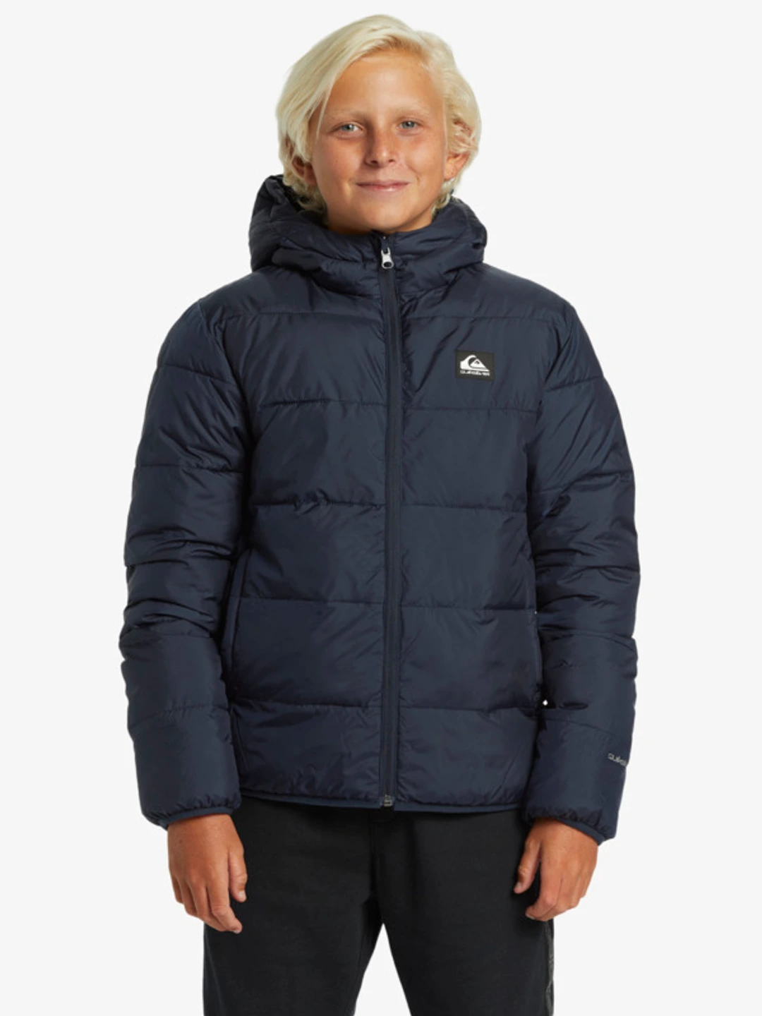 Scaly Reversible - Veste isolante à capuche pour Garçon 8-16 ans Noir