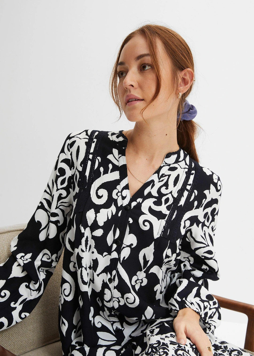 Robe-tunique en viscose fluide - 3