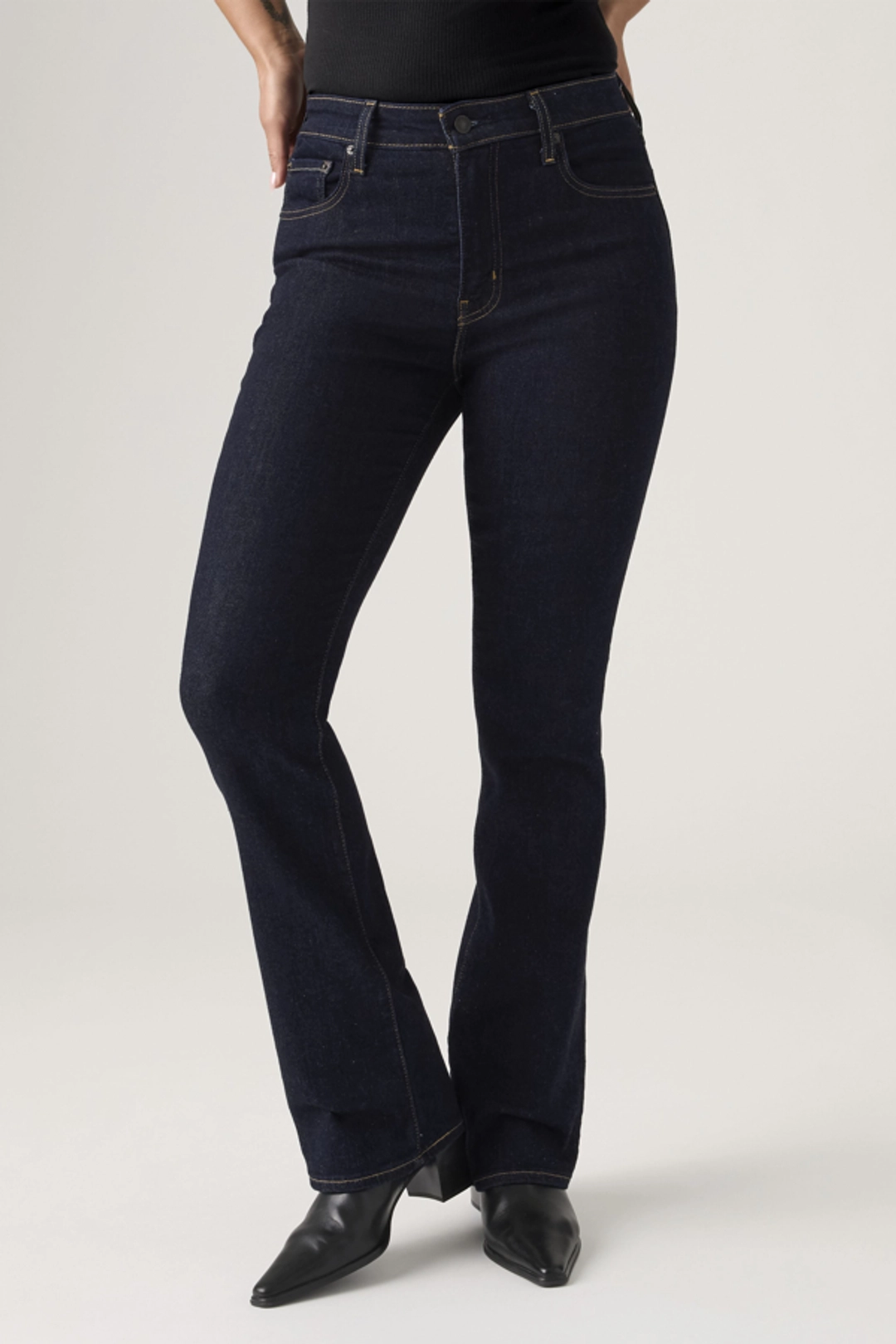Levi's Jean 725 Taille Haute Bootcut - Femme - Bleu / Dark Indigo Worn In - 32X32 - 2