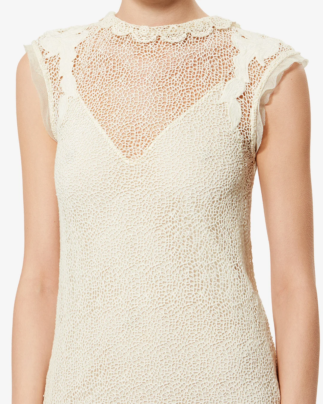 Robe Delvine - Femme - Écru - Taille38 - 2
