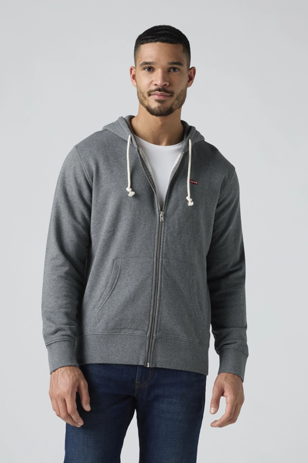 Levi's Sweat À Capuche Zippé Original - Homme - Bleu / Naval Academy - 2XL