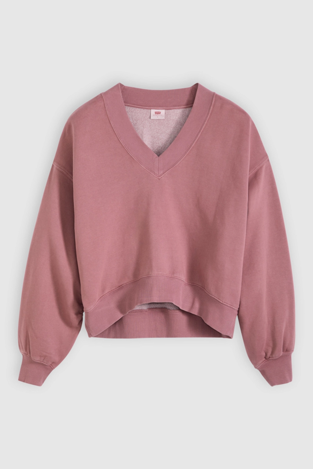 Levi's Sweat Shirt Col V Vintage - Femme - Noir / Pirate Black Garment Dye - M