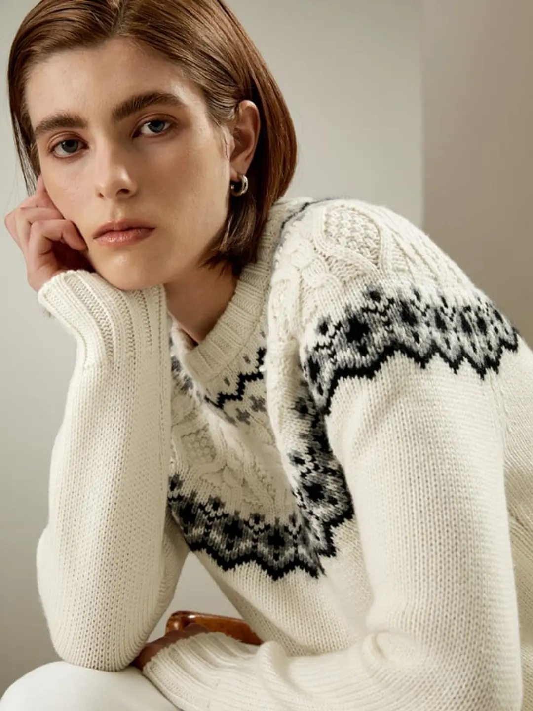 LILYSILK Pulls En Laine Femme Coupe Décontractée Laine-Cachemire Charme Classique Doux Pour La Peau, Confortable Et Durable Blanc Xl