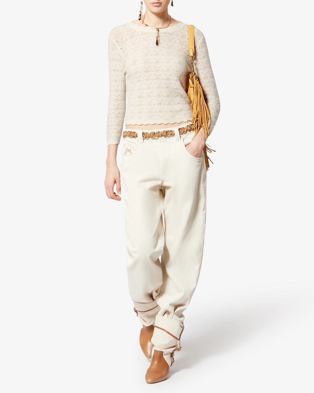 Pull Leonette - Femme - Écru - Taille 42 - Marant Étoile - 4