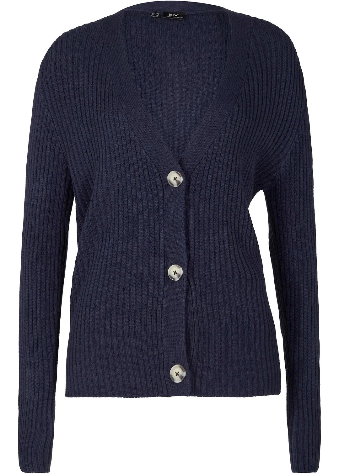 Gilet en maille côtelée