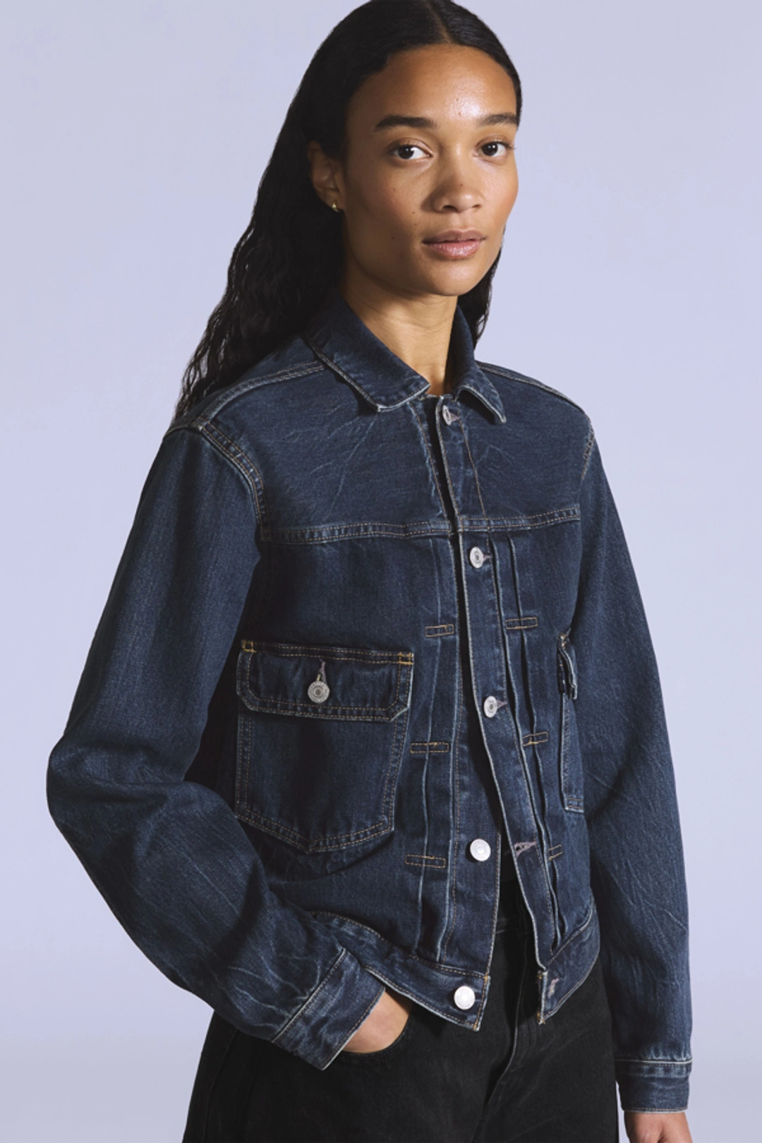 Levi's Veste Trucker Classique Type II - Femme - Bleu / Moj Type 2 Dark Rinse - XS