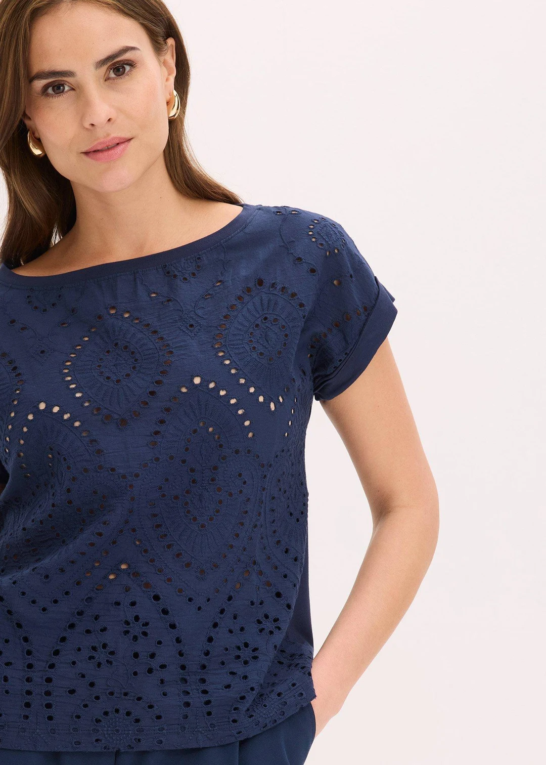 T-shirt à broderies anglaises - 3