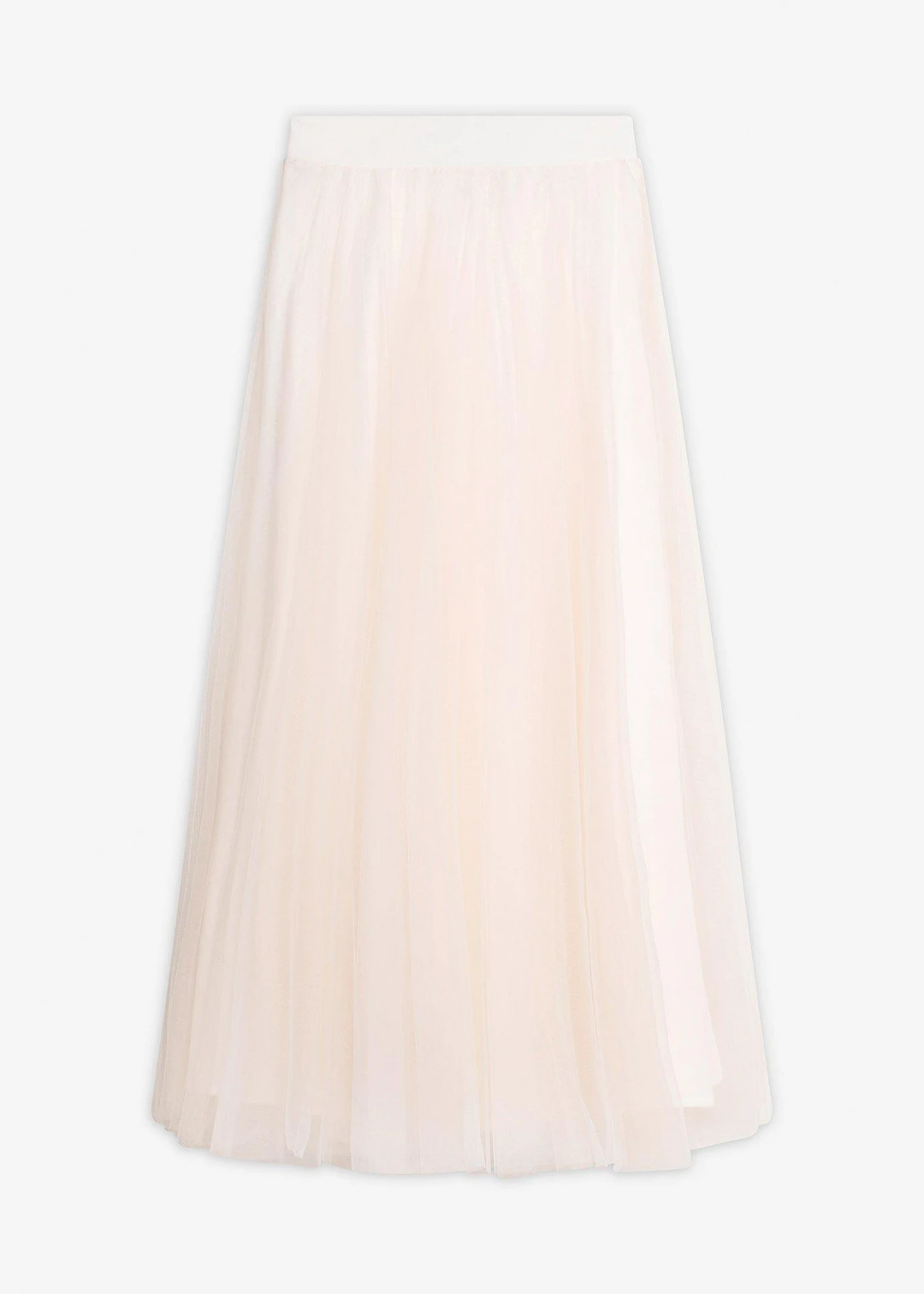 Jupe longue en tulle délicat