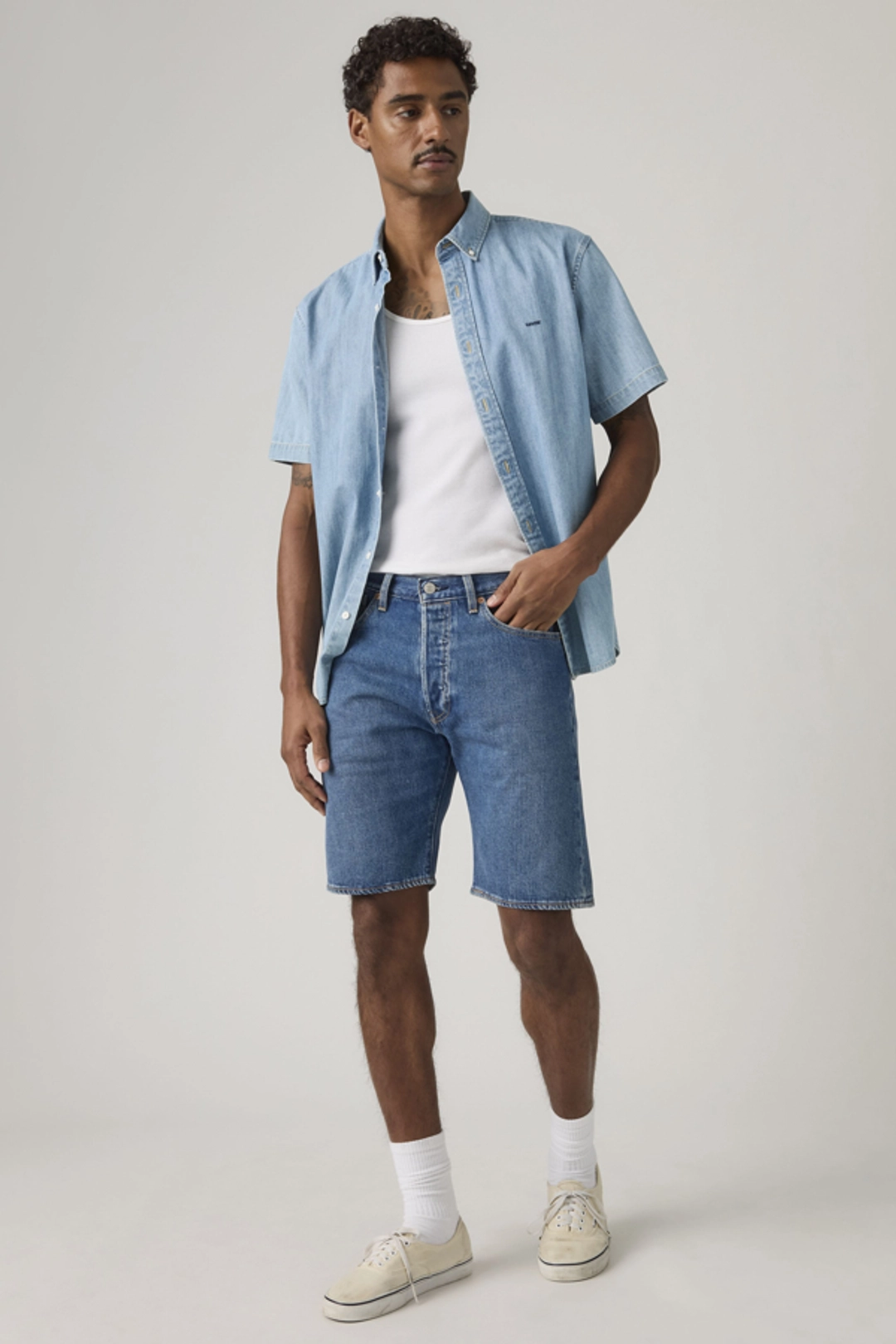 Levi's Short 501 Original - Homme - Bleu / My Tinted Story - 38X9