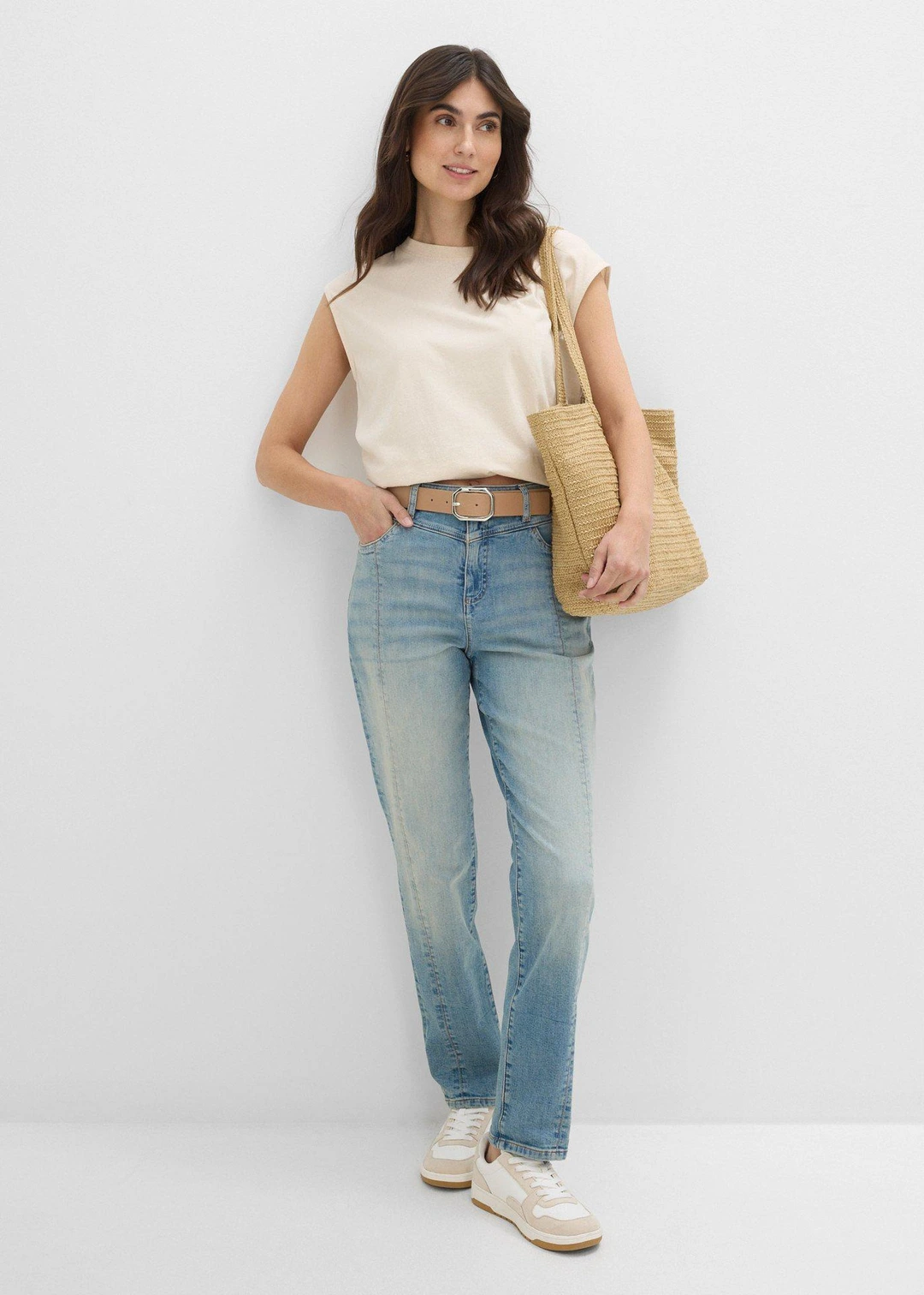 Jean droit taille mi-haute - 2