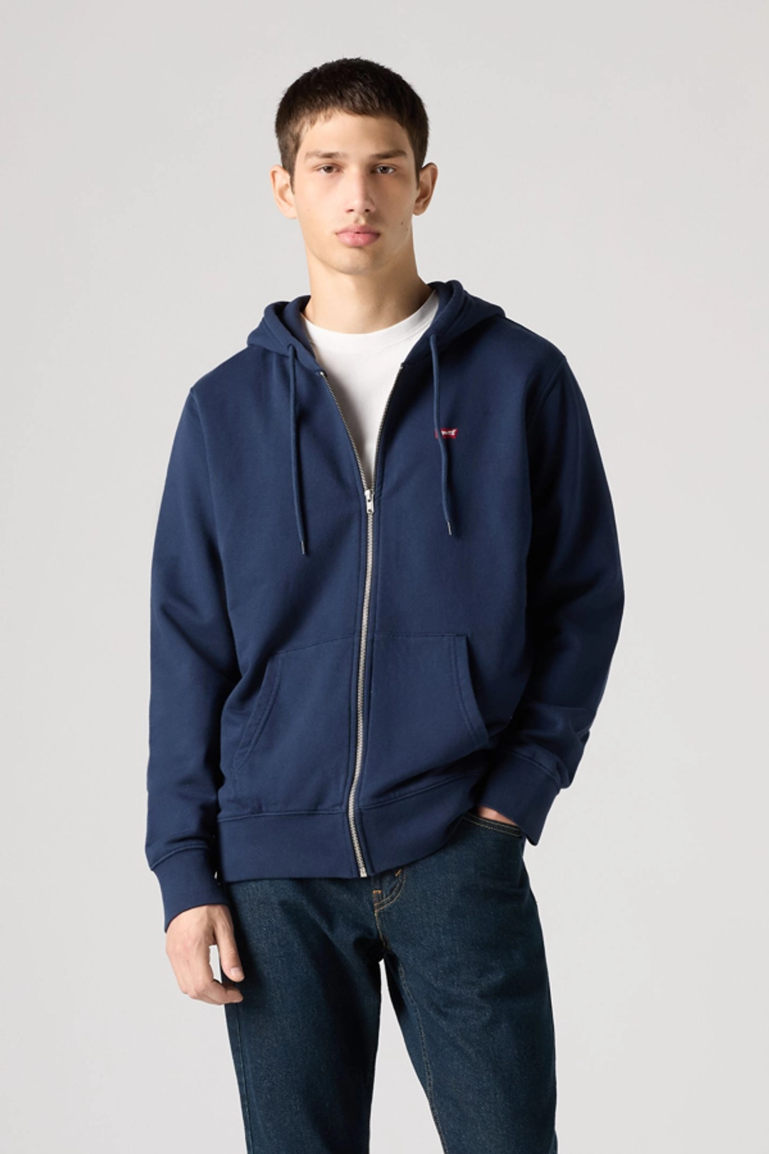 Levi's Sweat À Capuche Zippé Original - Homme - Bleu / Naval Academy - 2XL - 2