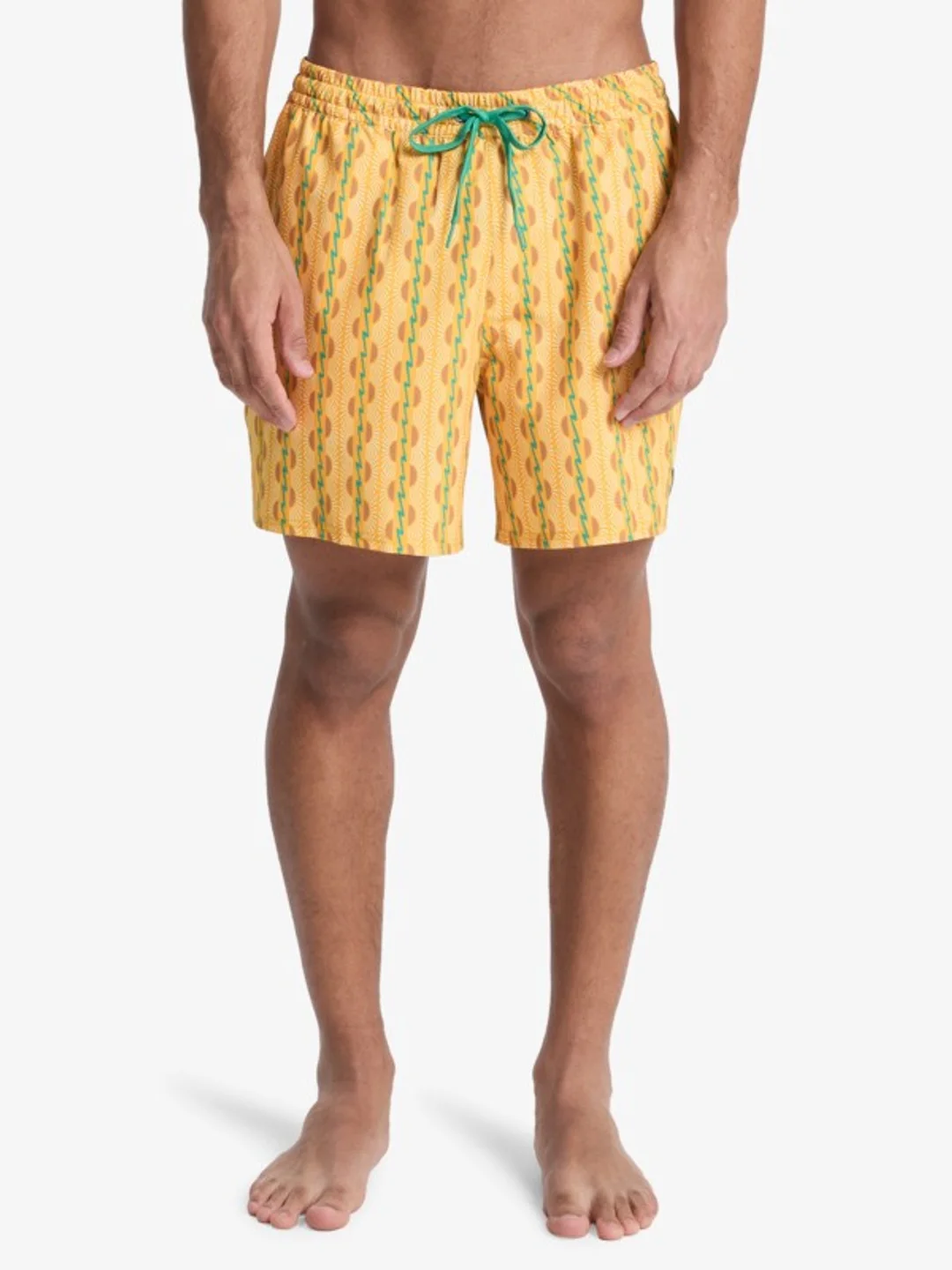 Stretch Printed Volley 16" - Short de bain pour Homme Noir