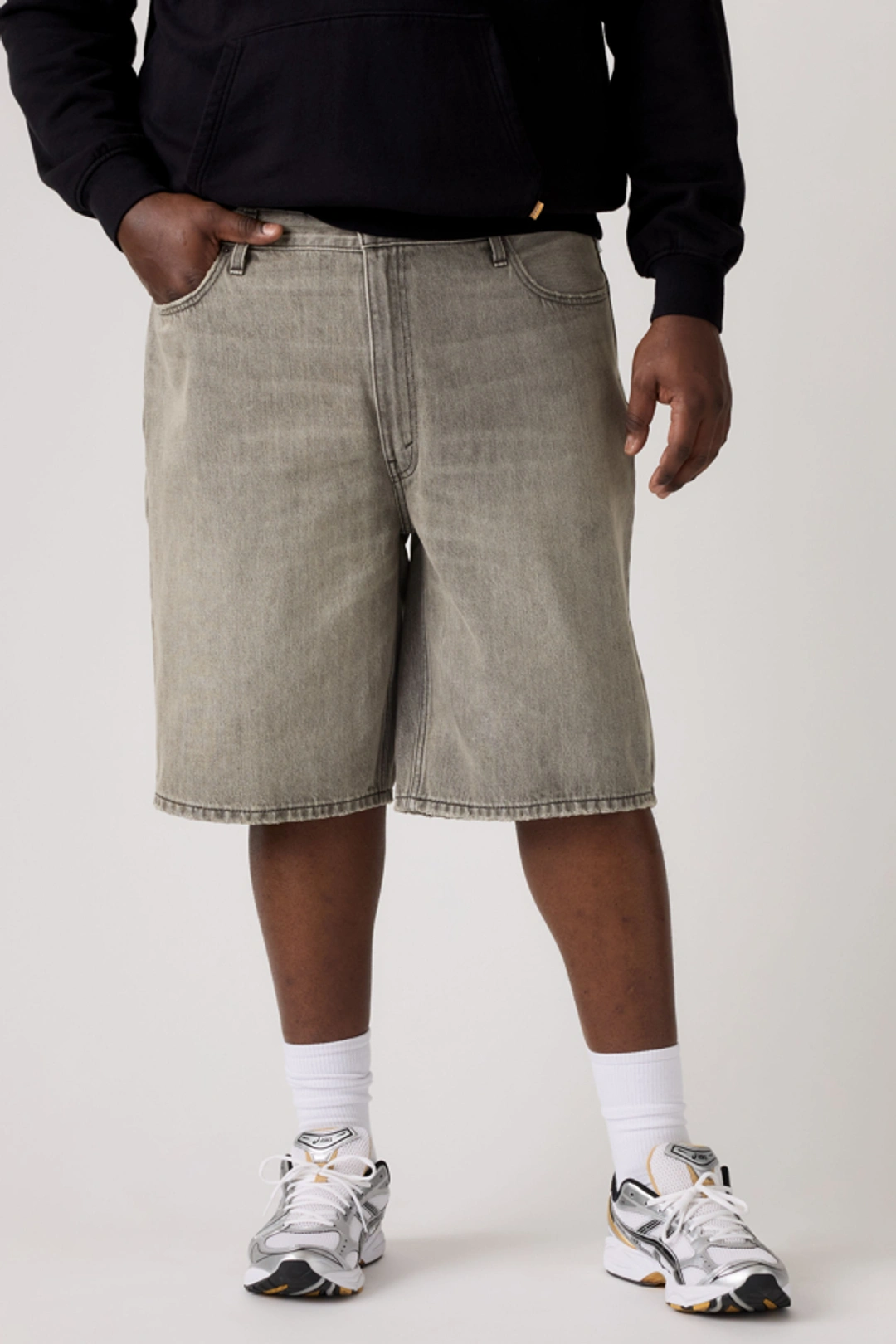 Levi's Short 469 Loose (grandes Tailles) - Homme - Gris / A Look Back - 50 - 2