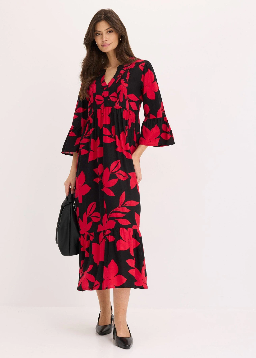 Robe longue en viscose fluide - 2