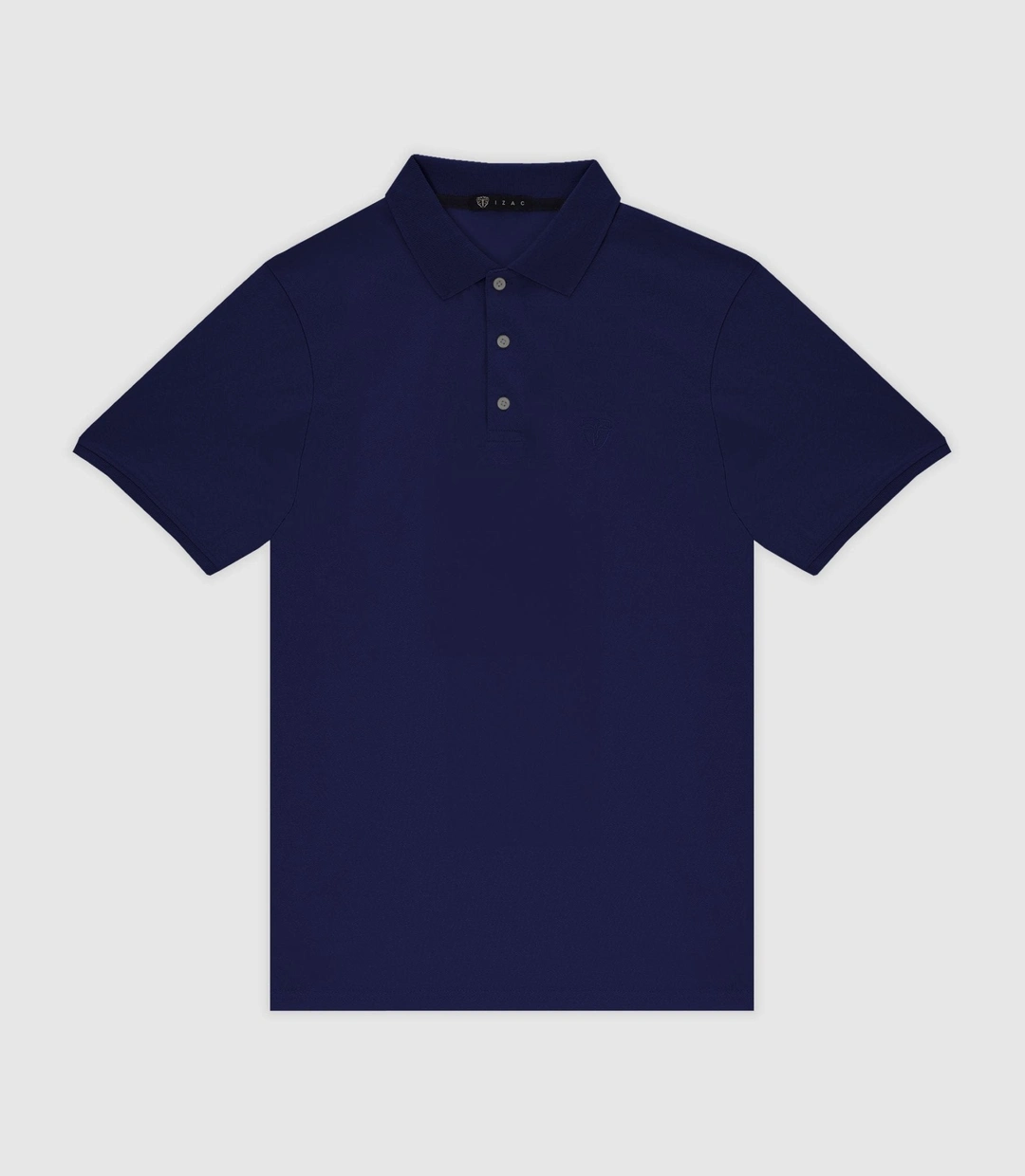 IZAC - Polo en maille piquée marine