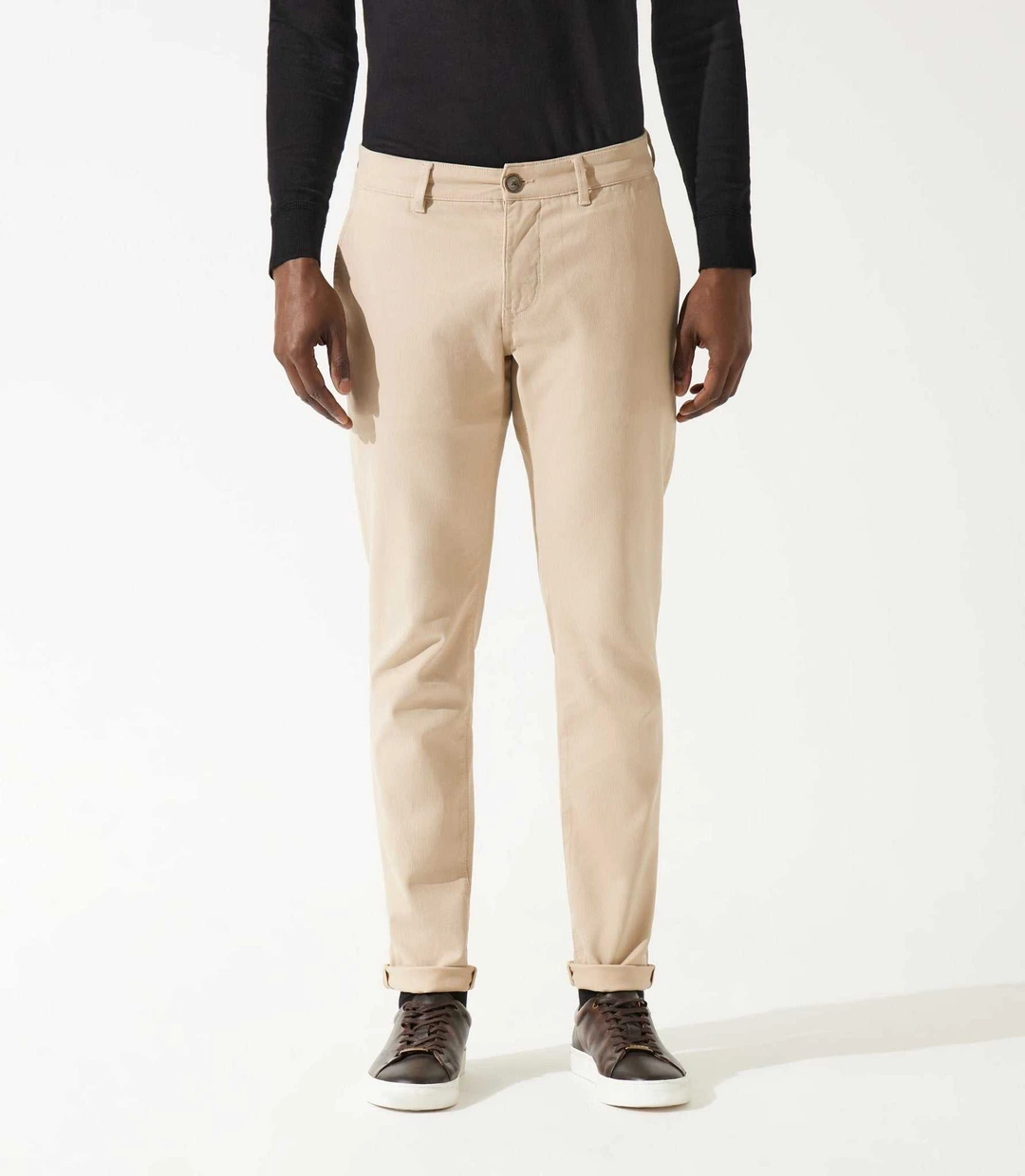 IZAC - Pantalon chino beige VILERET