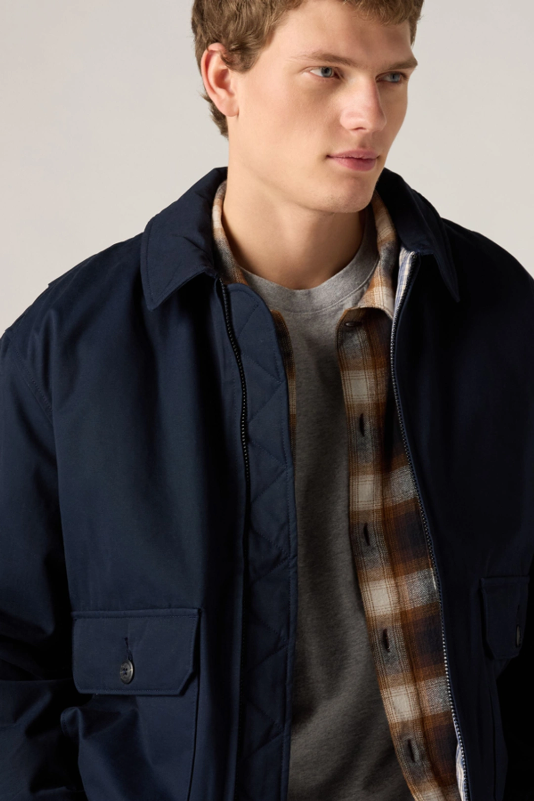 Levi's Veste Cortland - Homme - Bleu / Sky Captain - 2XL - 2