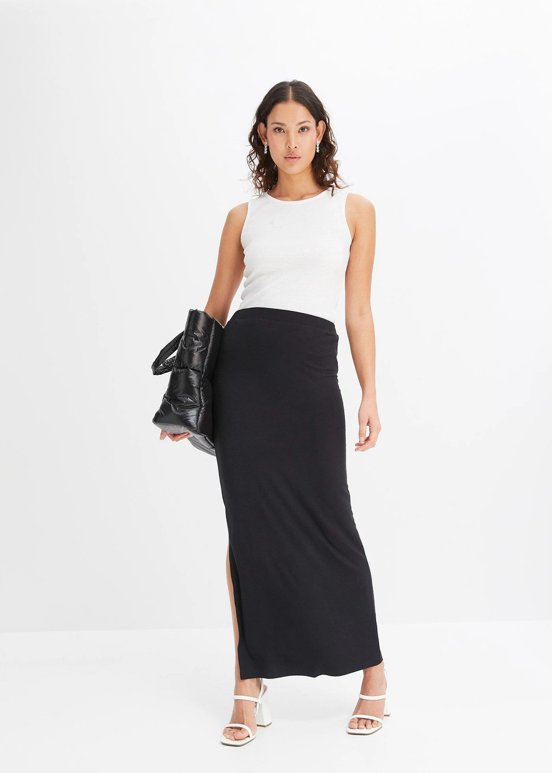 Jupe en jersey viscose fluide - 2