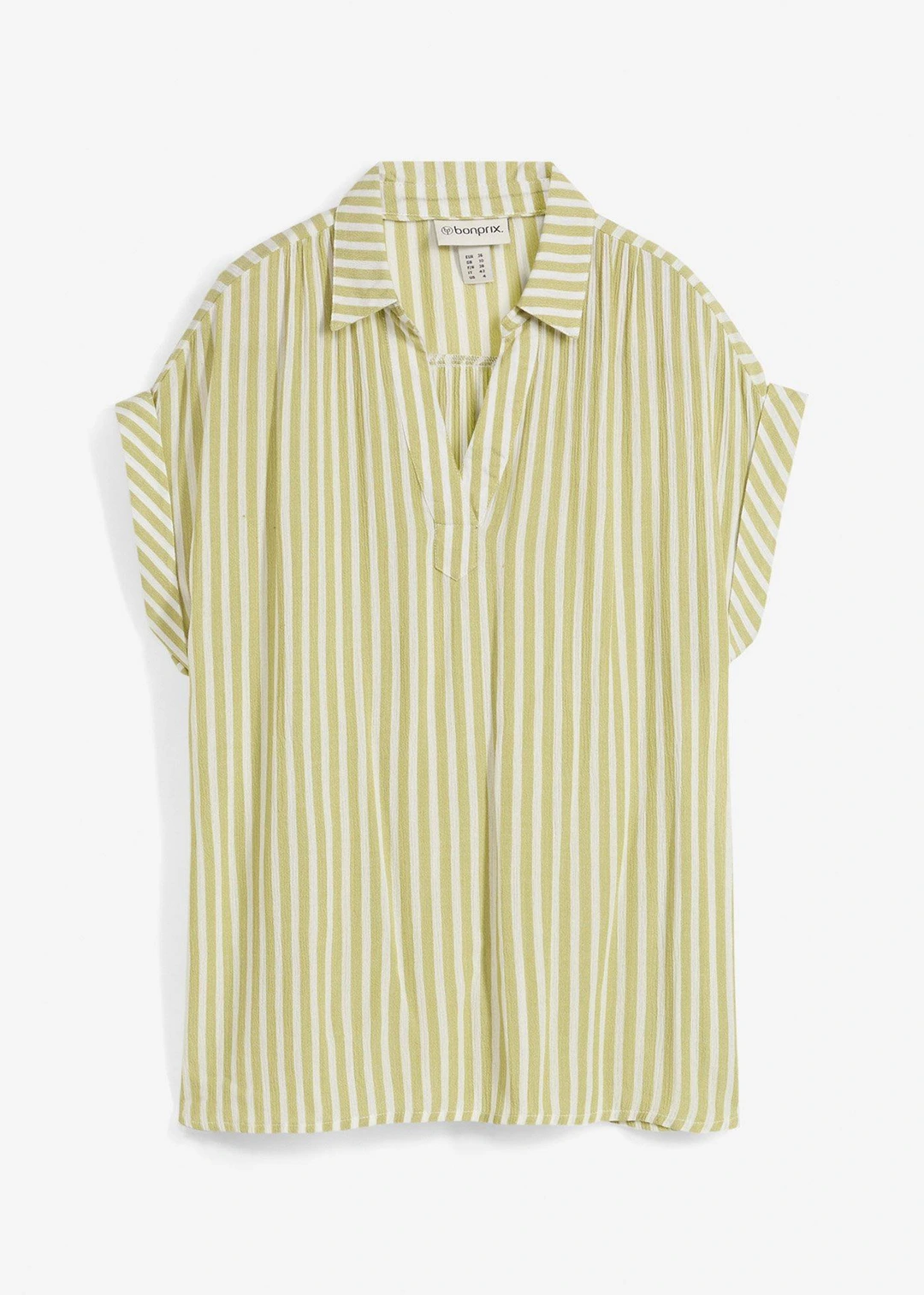 Blouse manches courtes en viscose fluide