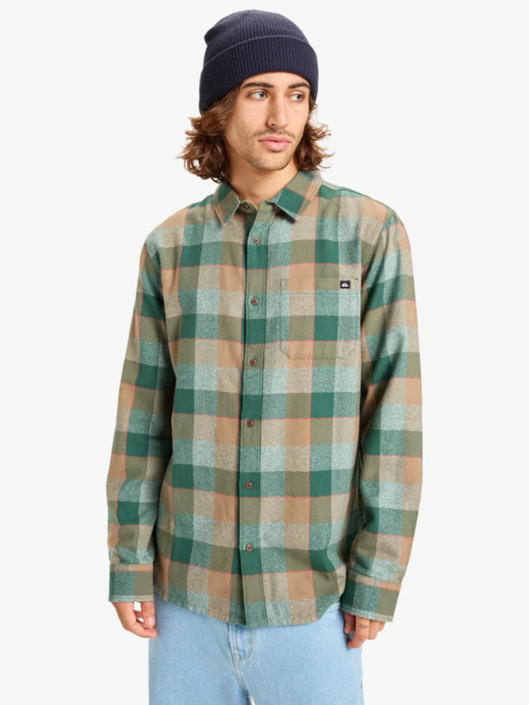 Motherfly Plaid - Chemise manches longues pour Homme Noir