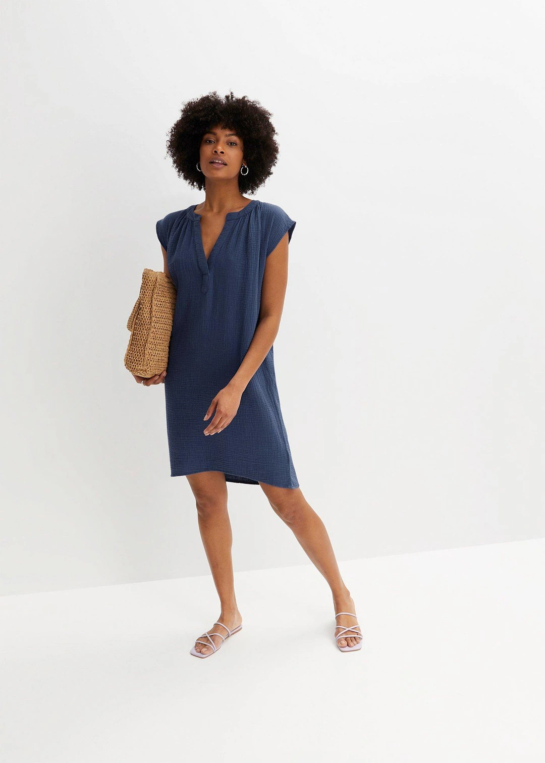 Robe courte 100% coton - 2
