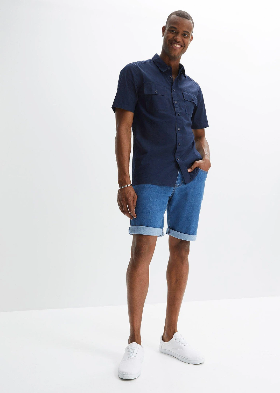 Chemise manches courtes 100 % coton