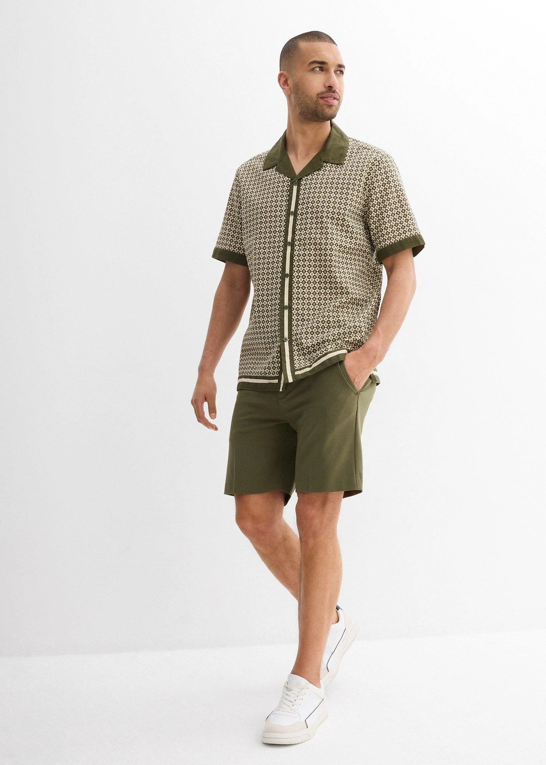 Chemise manches courtes en lin majoritaire - 2