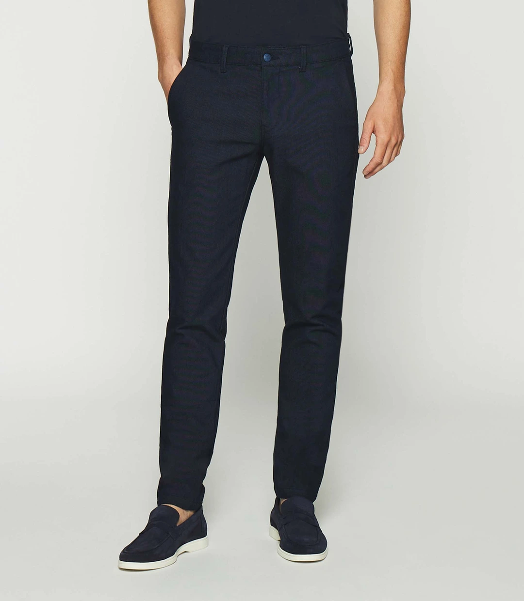 IZAC - Pantalon slack marine PERREBI