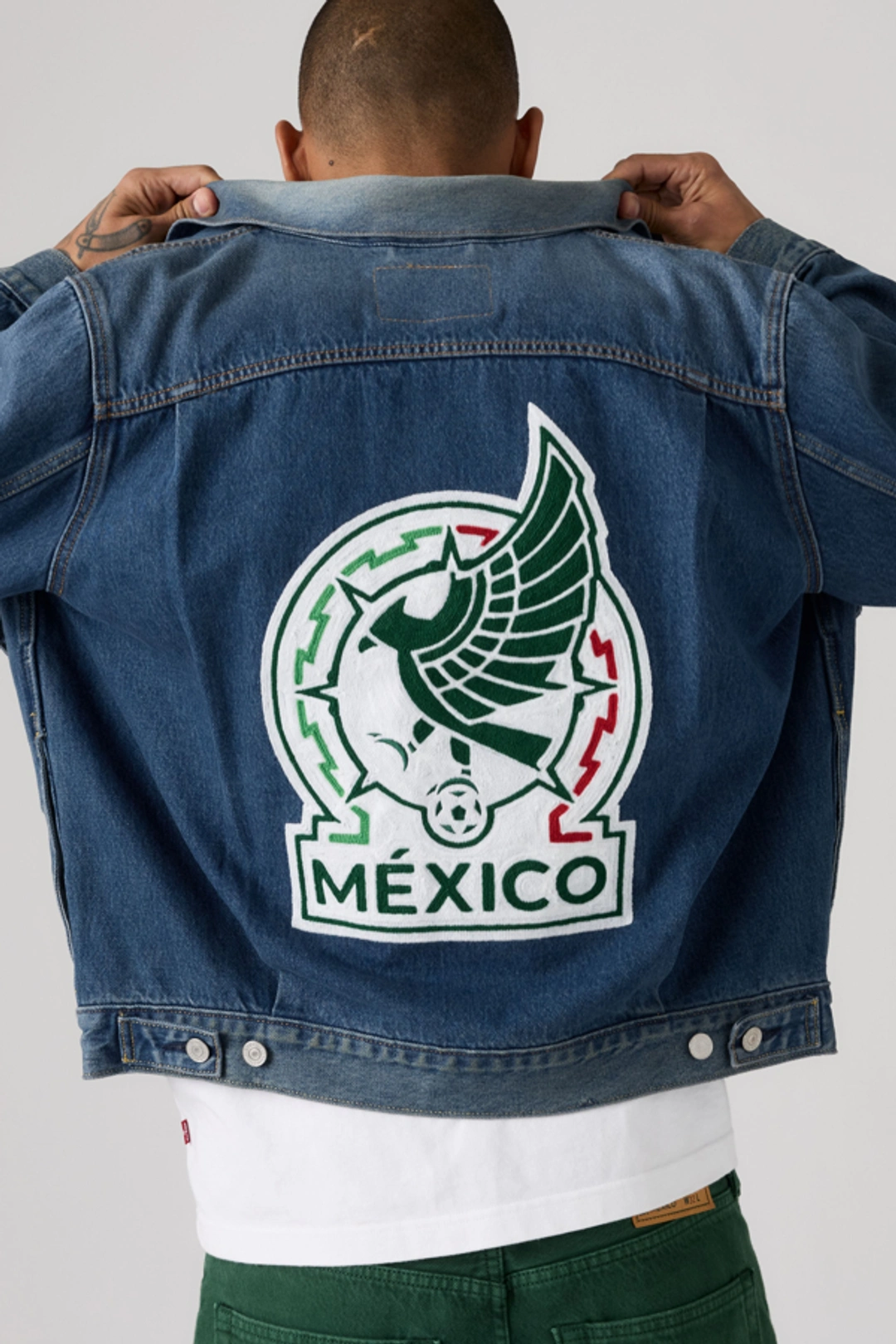 Veste Trucker Type II Levi's U. s. Soccer - Homme - Bleu / USA - 2XL - 2
