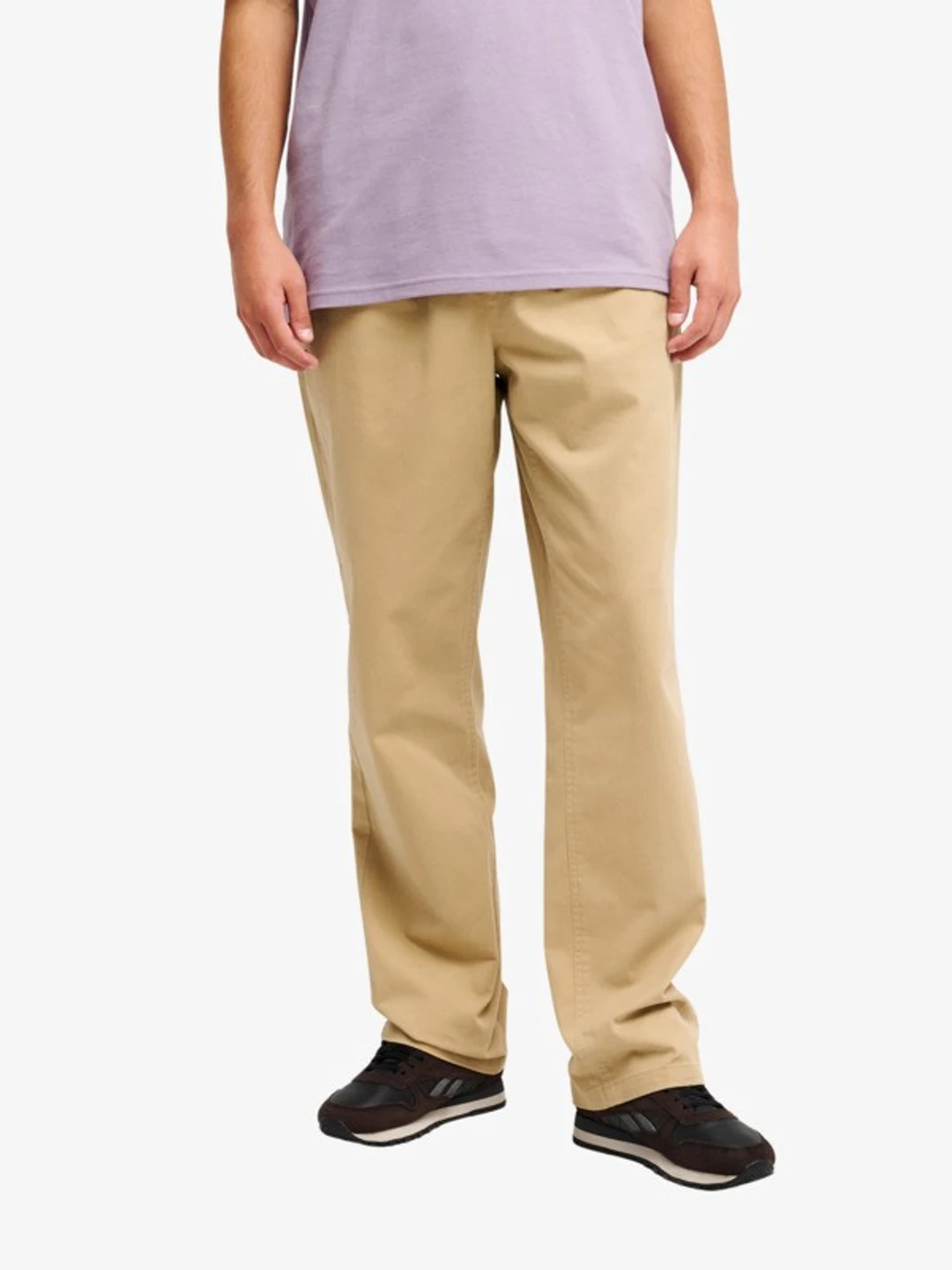Taxer Regular Twill - Pantalon taille élastique pour Homme Noir