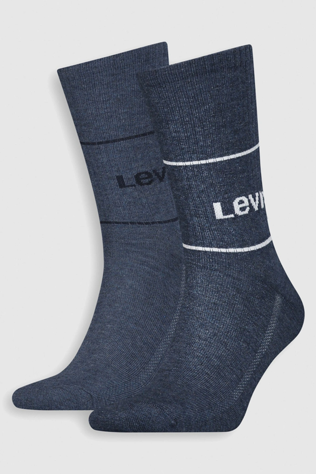 Levi's Chaussettes Basses En Coton Recyclé Logo Batwing Lot De 3 - Homme - Blanc / White - 43