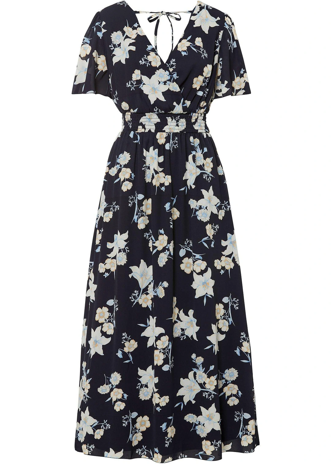 Robe longue à imprimé floral