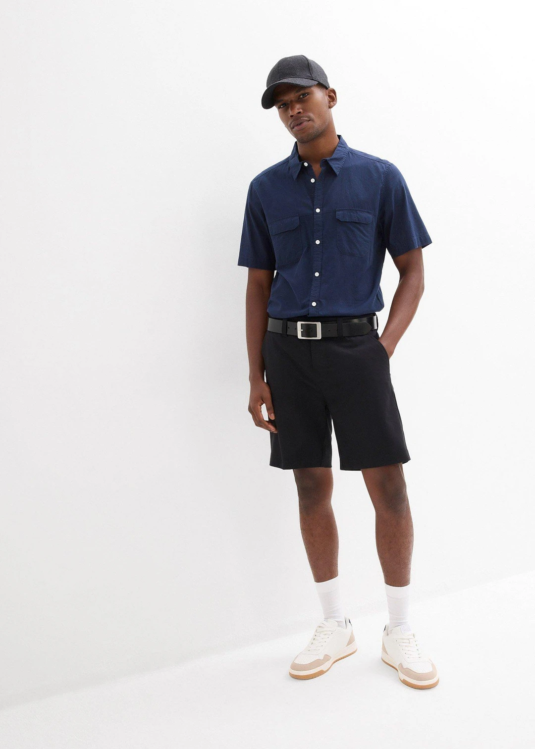 Chemise manches courtes 100% coton