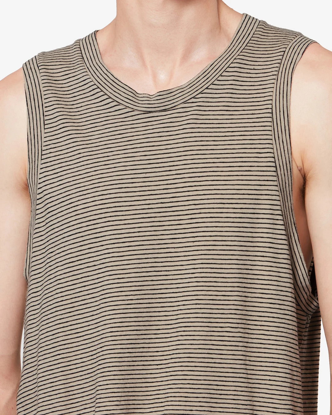 Tee Shirt Dervins - Homme - Noir-beige - Taille XL - 2