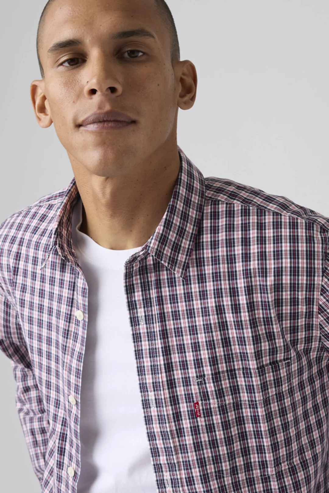 Levi's Chemise À Poche Sunset Standard - Homme - Blanc / White 17 Oxford - 2XL - 2