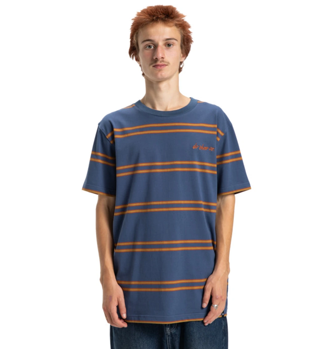 Maximize Stripe - T-shirt manches courtes avec poche Bleu Homme