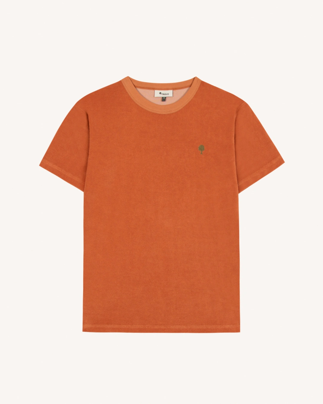 T-shirt velours brique - LUGNY - 2