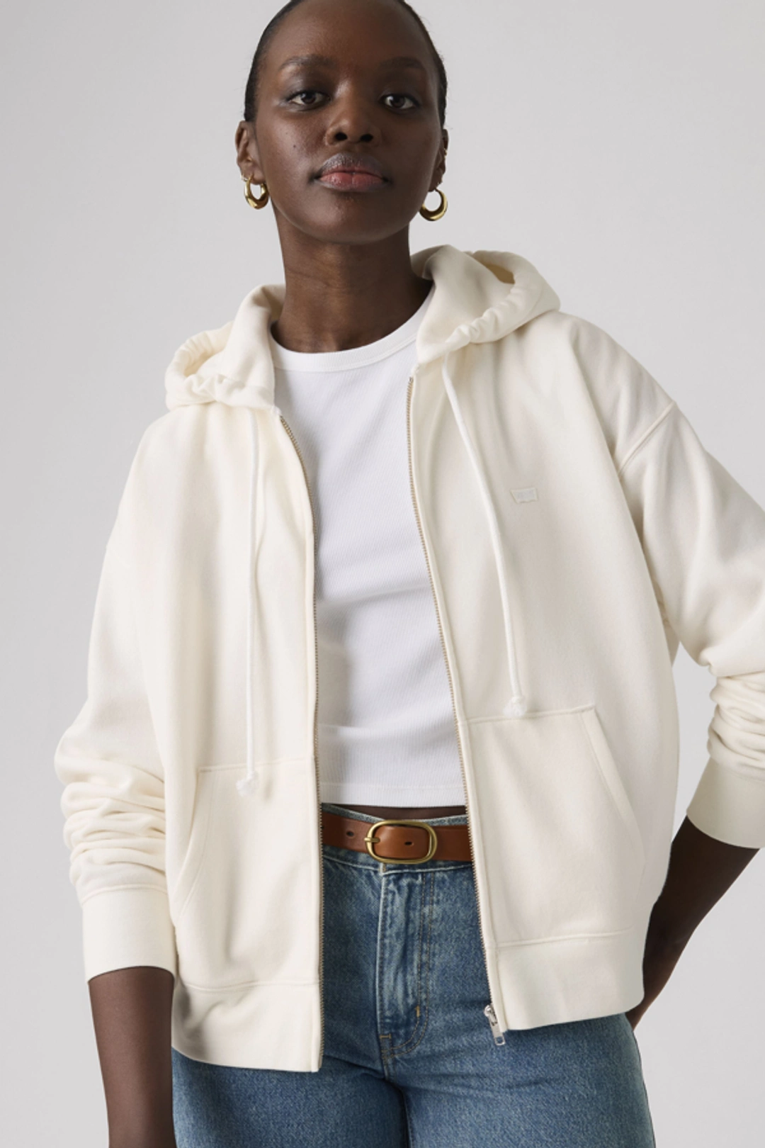 Levi's Sweat À Capuche Zip Up Everyday - Femme - Bleu / Country Air - XS