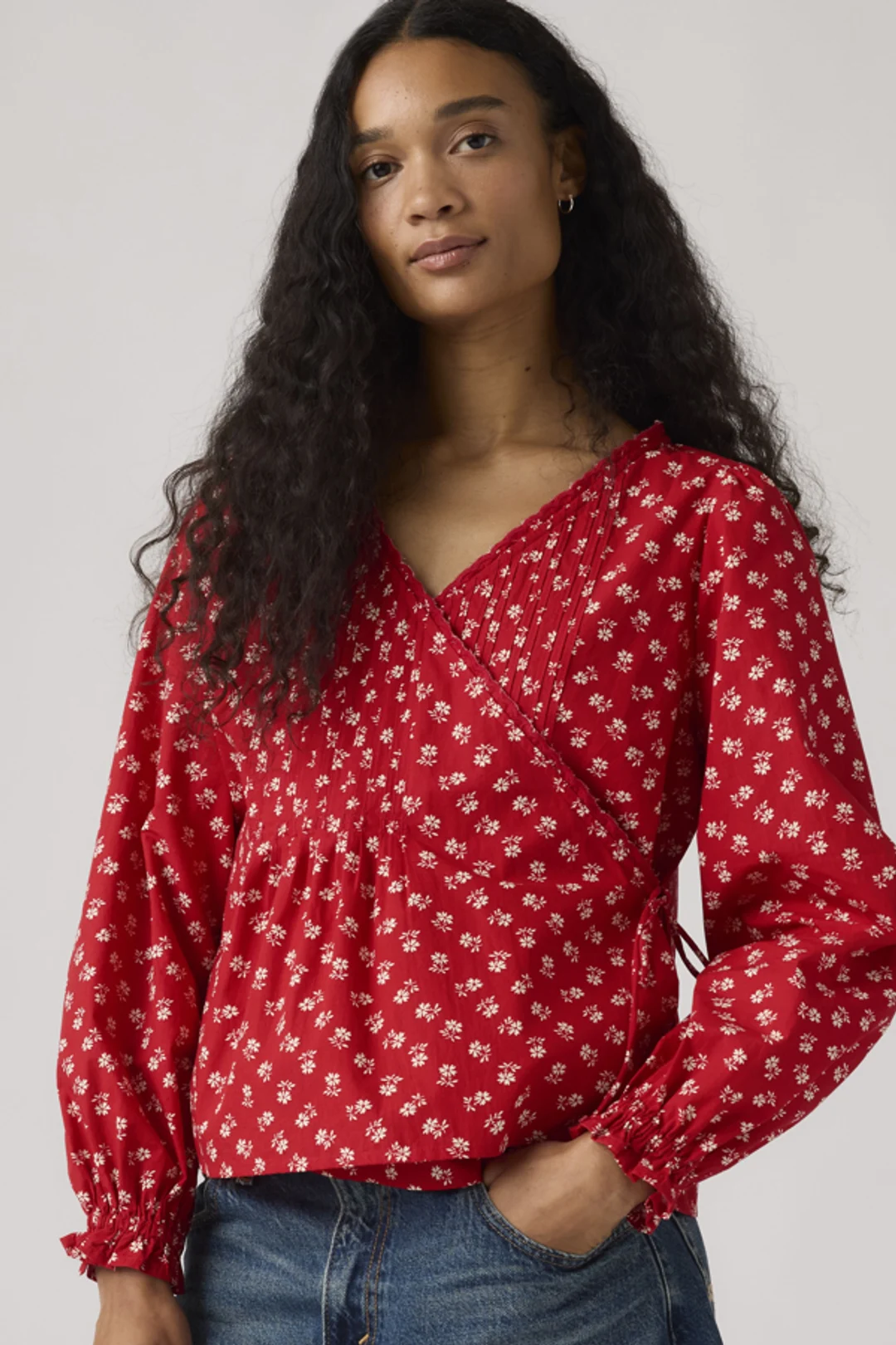 Levi's Blouse Cache Caur Soleil - Femme - Blanc / Bright White - XS