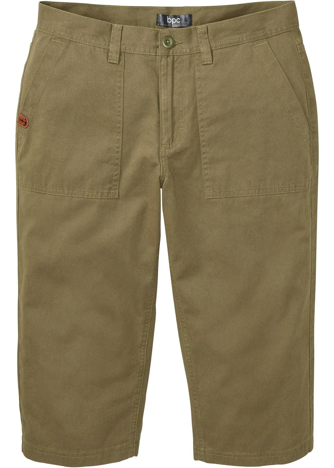 Bermuda long avec poches plaquées, Regular Fit