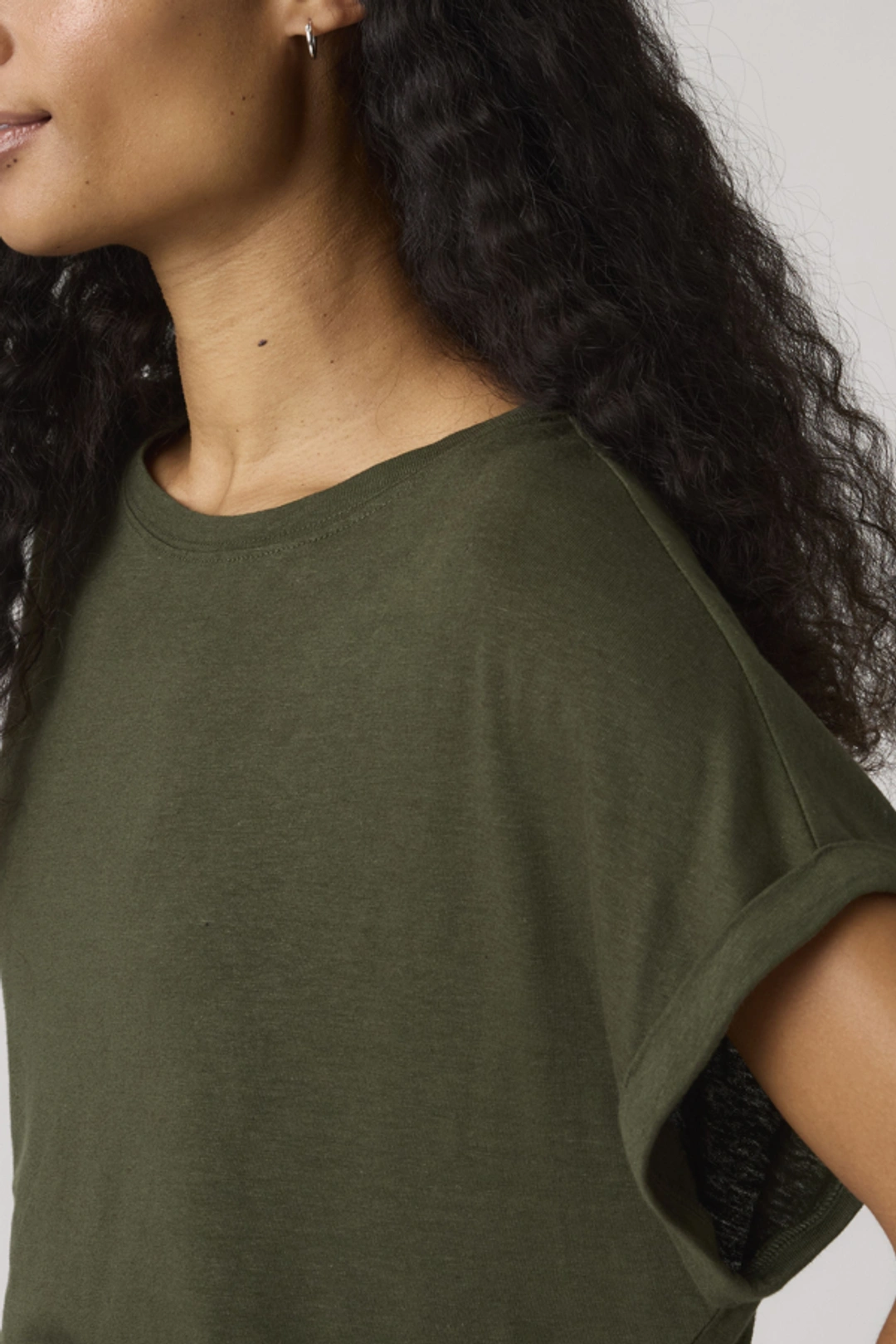 Levi's T Shirt En Lin Manche Dolman Lori - Femme - Noir / Anthracite Night Linen - XS - 2